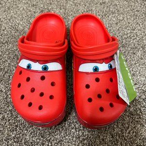 Lightning Mcqueen crocs size 7 women's